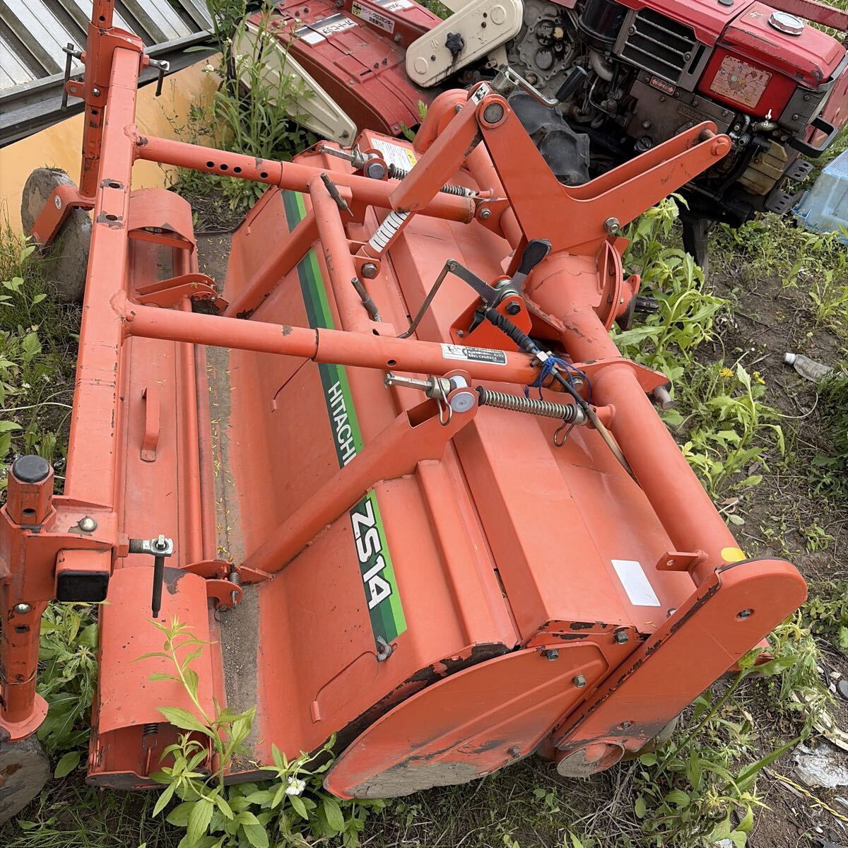  HITACHI(ヒノモト)　ロータリー　ZS14 爪はほぼ新品中古品　発送相談　青森十和田市