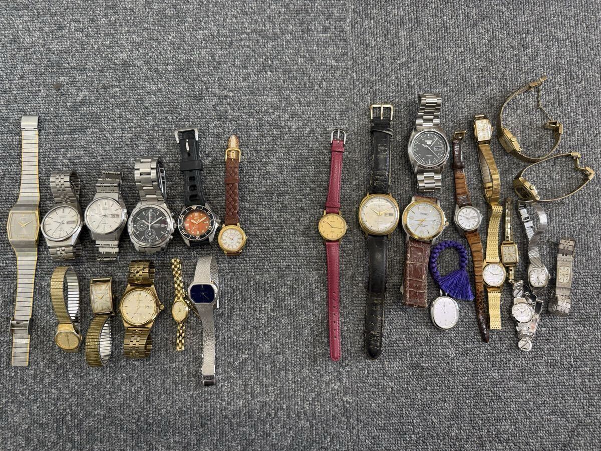 SEIKO セイコー 腕時計 まとめ売り 25点セット（稼働14点／不動11点）SEIKO5・ダイバー含む