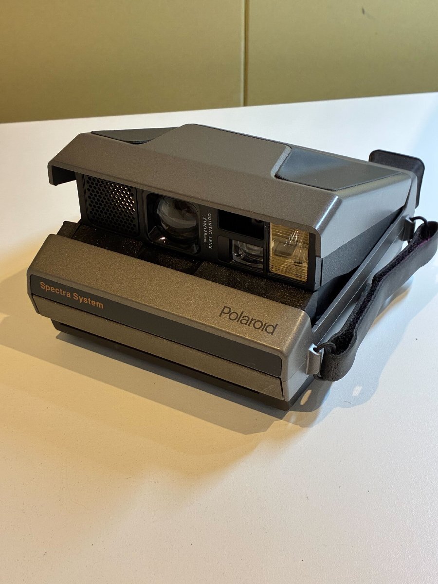 【466_74367】 [Polaroid] [フィルムカメラ] [スペクトラシステム] [黒] [動作未確認]