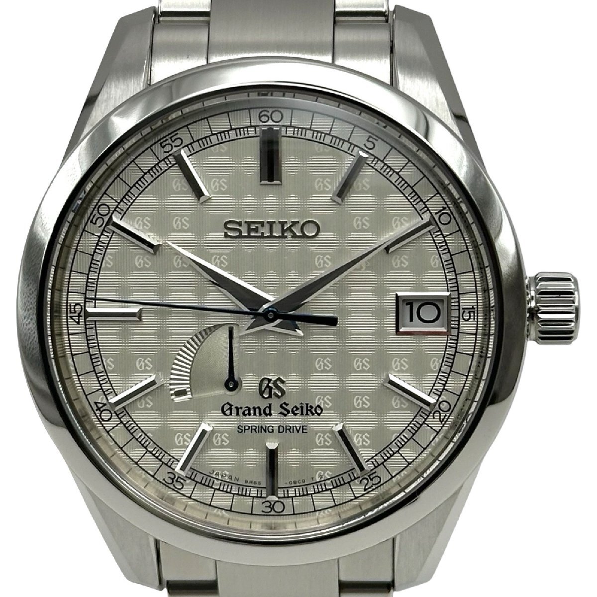 グランドセイコー Grand Seiko スプリングドライブ キャリバー9R 世界500本限定 SBGA111(9R65-CBR0) シルバー SS 腕時計 メンズ 中古