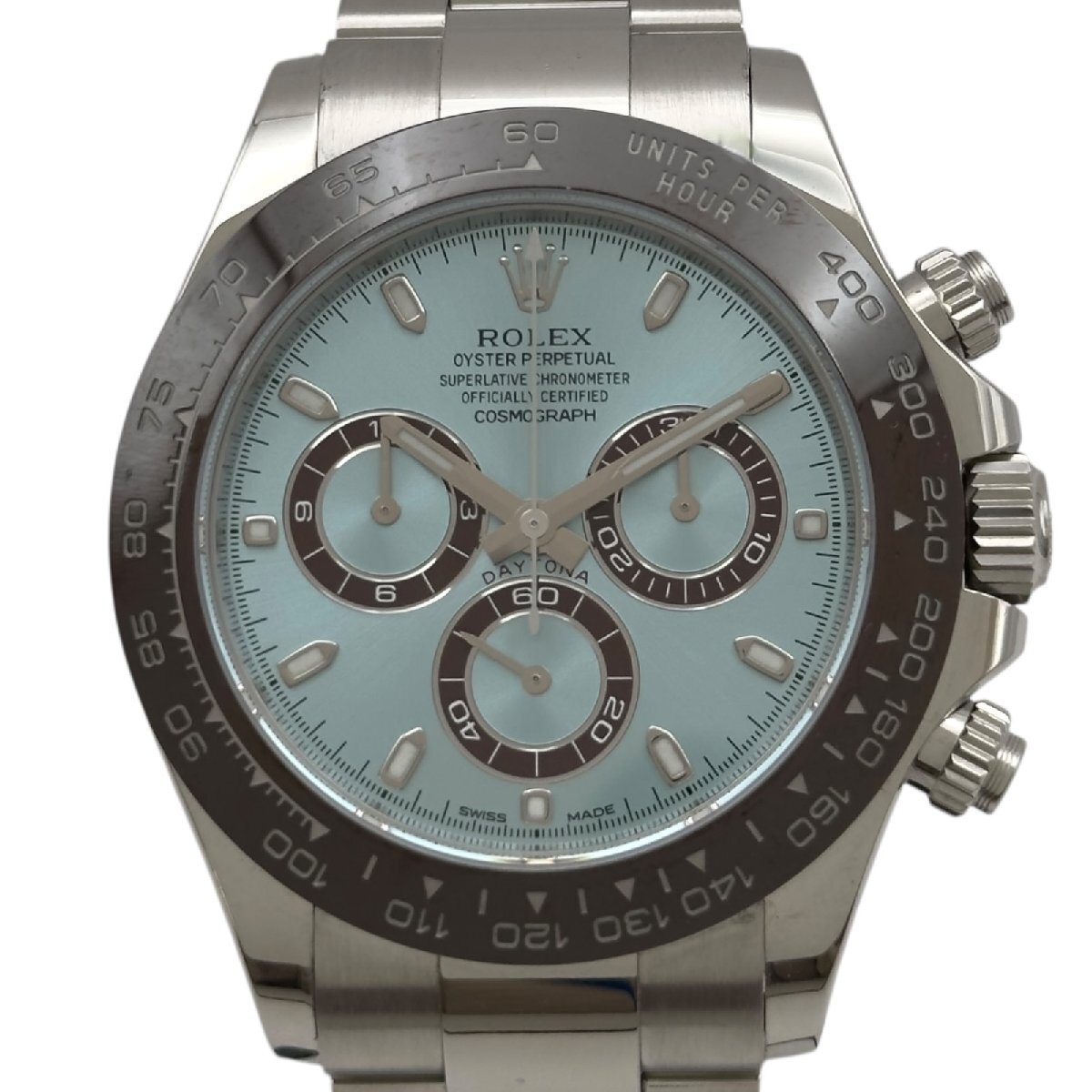 ロレックス ROLEX デイトナ 116506 アイスブルー プラチナ 腕時計 メンズ 中古