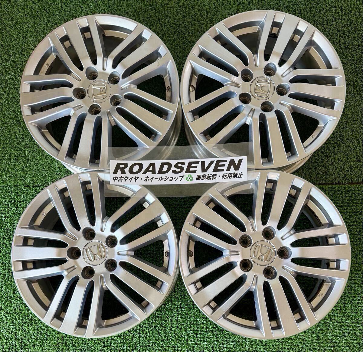 ◆ホンダ エリシオン RR系 前期型 純正 ◆17×6.5J +55 PCD114.3(5H) ハブ径:約64mm 4本Set 中古アルミ ◆送料無料(一部地域を除く)