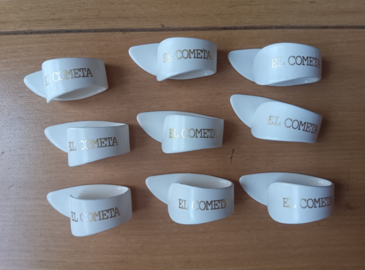 【未使用】EL COMETA サムピック 9個セット 白　