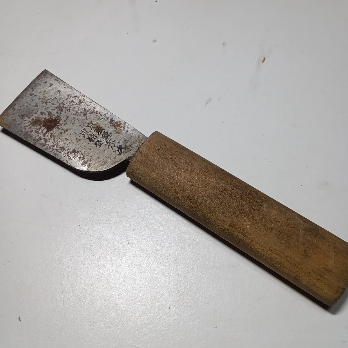 革包丁　革切　革断ち包丁　レザークラフトナイフ　東京　特製　秀次　中古品現状品　メンテナンス必要