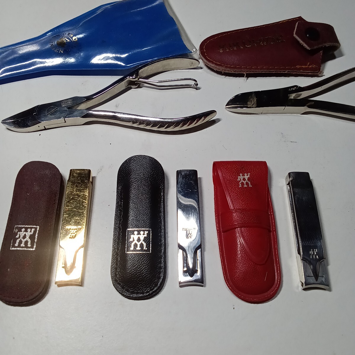 ヘンケルス　J.A.HENCKELS 爪切り DOVO SOLINGEN 爪切ニッパ　その他　まとめて５点　中古品　携帯爪切　ネイルニッパ　