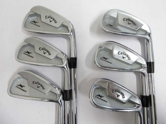 【中古】 キャロウェイ X-FORGED STAR 2021 NSPRO850GH(リシャフト) 6本セット R 23アイアンセット スチールおすすめ メンズ 右 [3529]