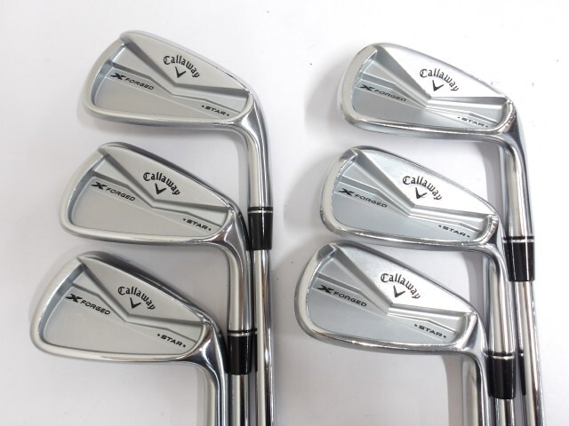 【中古】 キャロウェイ X-FORGED STAR 2024 MODUS3 TOUR120(JP) 6本セット S 23 アイアンスチールシャフト おすすめ メンズ 右 [3740]
