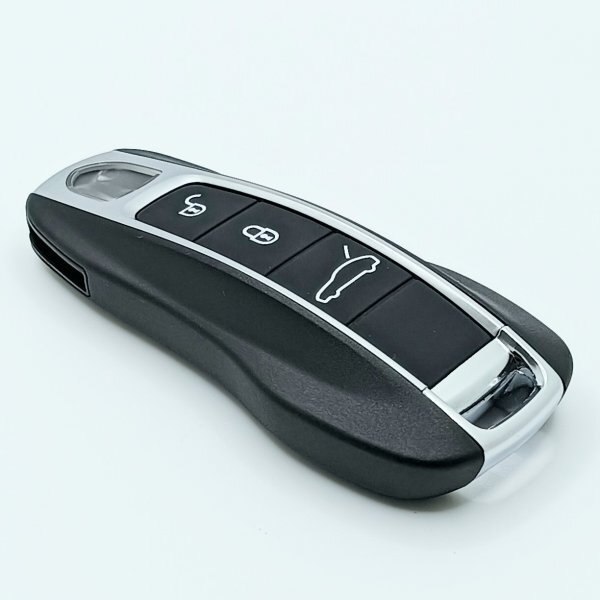 ポルシェ パラメーラ スマートキー 3ボタン◆Porsche Panamera インテリジェントキー キーレスリモコン スペアキー キーシェル 補修 鍵