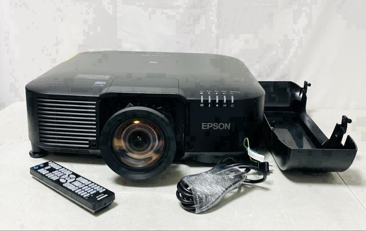 EPSON エプソン 業務用 EB-PU1007B 超短焦点レンズ ELPLU03S 5601時間 高輝度レーザー光源搭載 動作確認済 i1216