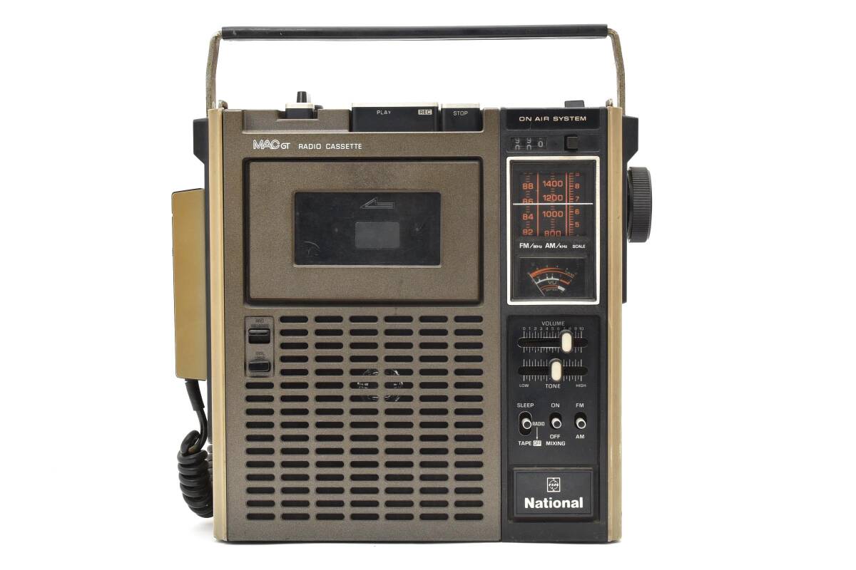 National ナショナル RQ-540 FM/AM ラジオカセットレコーダー MAC GT ラジカセ レトロ ビンテージ 0519