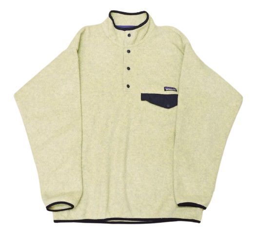 2015年モデル パタゴニア シンチラ スナップT フリースジャケット サイズL ベージュ 25450FA15 patagonia 中古品