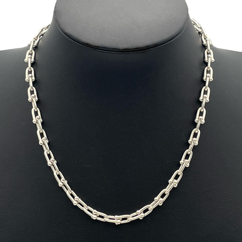 ティファニー Tiffany&Co. ハードウェア スモールリンク ネックレス 60153093 SV925 42.4g シルバー レディース