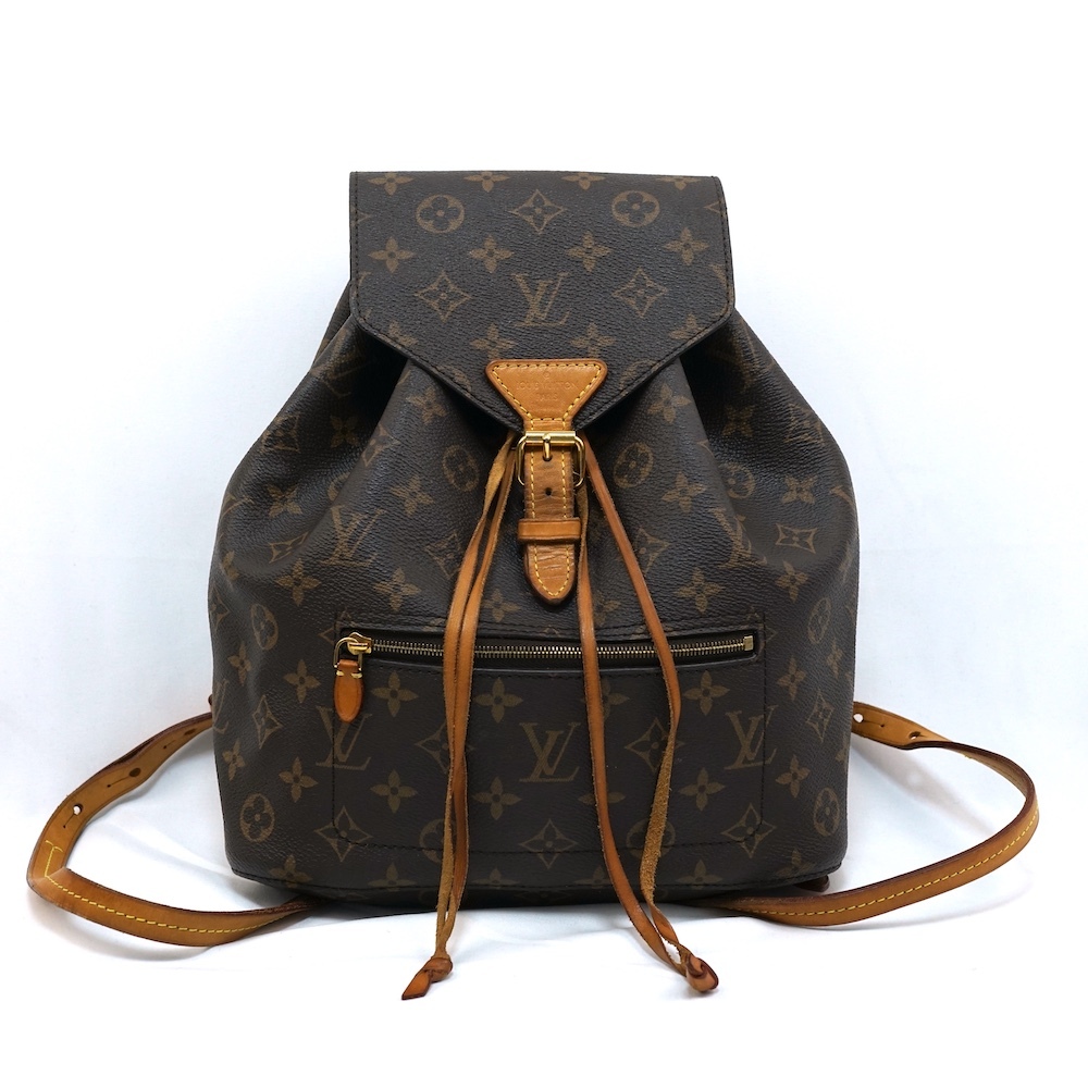 LOUIS VUITTON ルイ ヴィトン モノグラム キャンバス モンスリー バックパック リュックサック ブラウン M43431