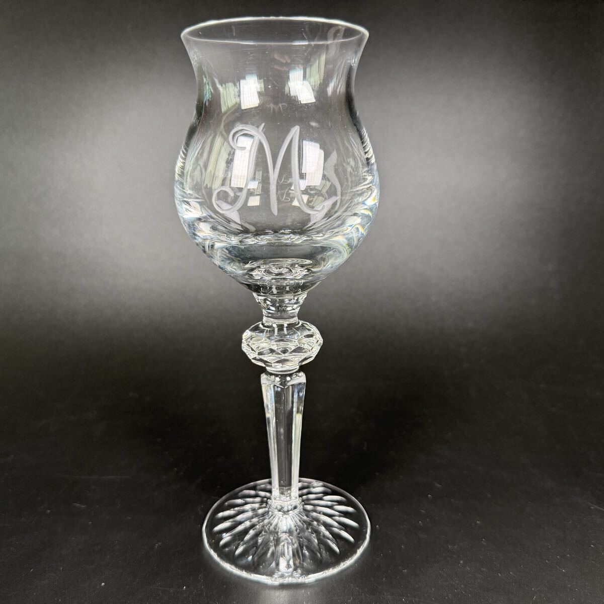 未使用 マイセンクリスタル M ワイングラス(19cm) 1点 Meissen Crystal 
