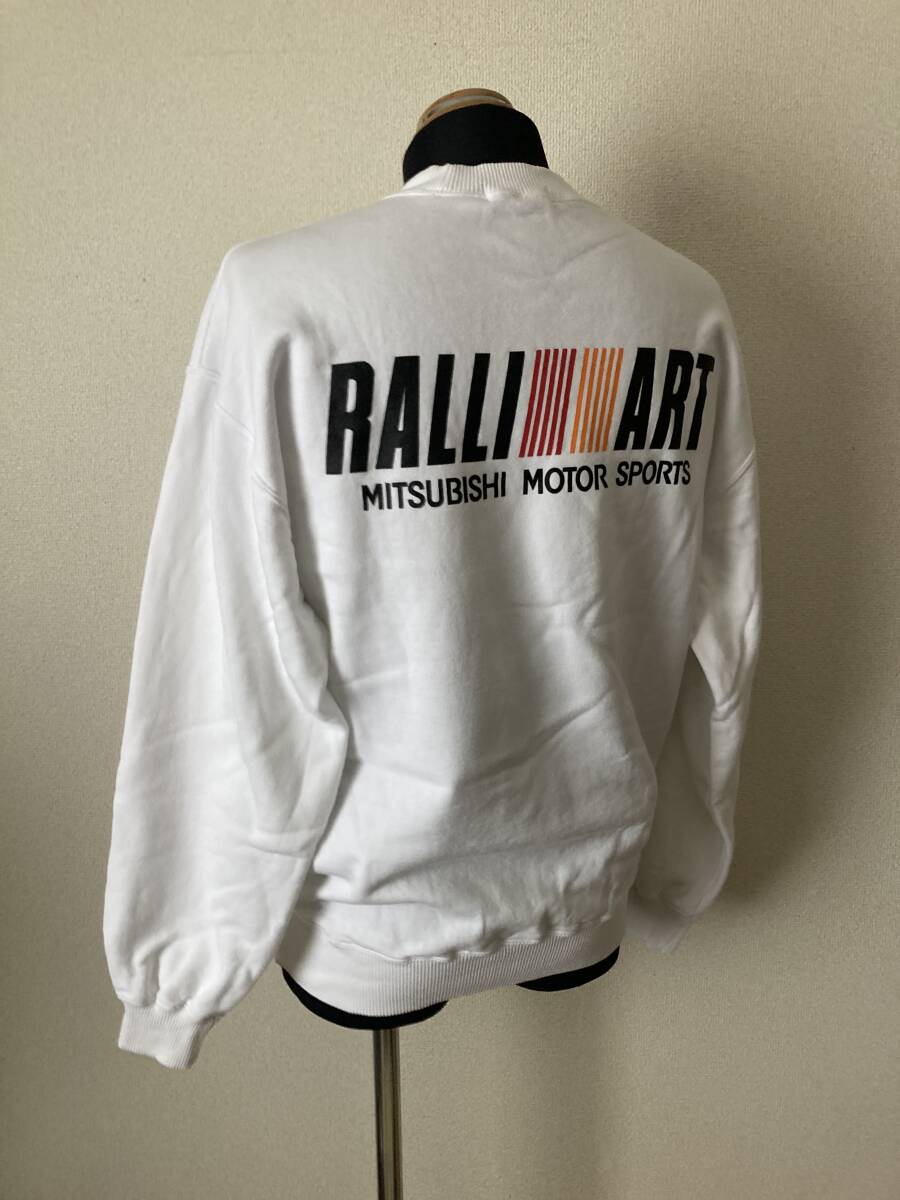 【RALLIART】トレーナー L バックロゴ 90s 普段着 AUTOなど ラリーアート 三菱自動車 スウェット 日本製 MITSUBISHI MOTOR SPORTS