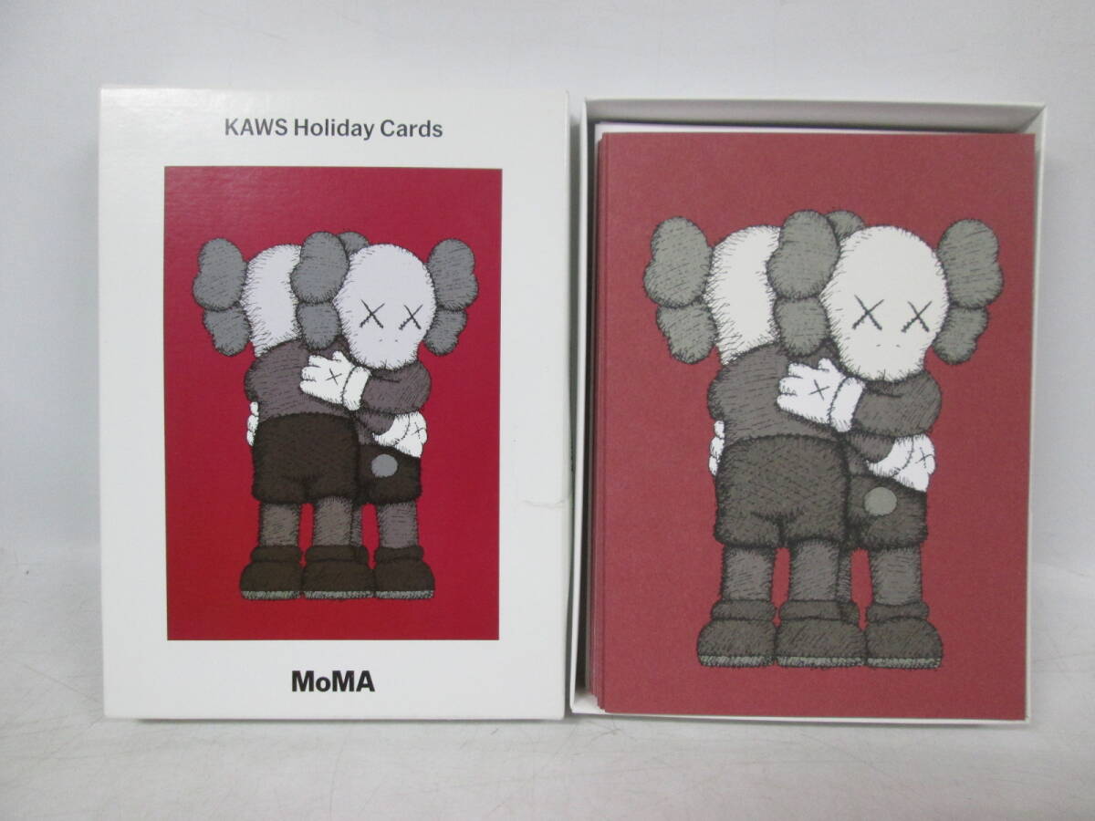 【0513f F3092】MoMA Designstore KAWS Holiday cards カード/封筒 各12枚
