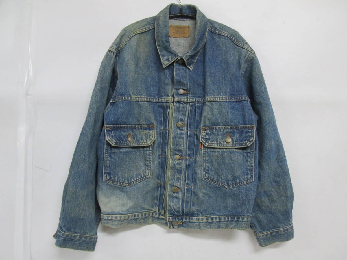 【0526i A3237】 86年 Levi's リーバイス 70502-0217 507xx 復刻 オレンジタブ J22 デニム ジャケット ビンテージ 日本製 希少