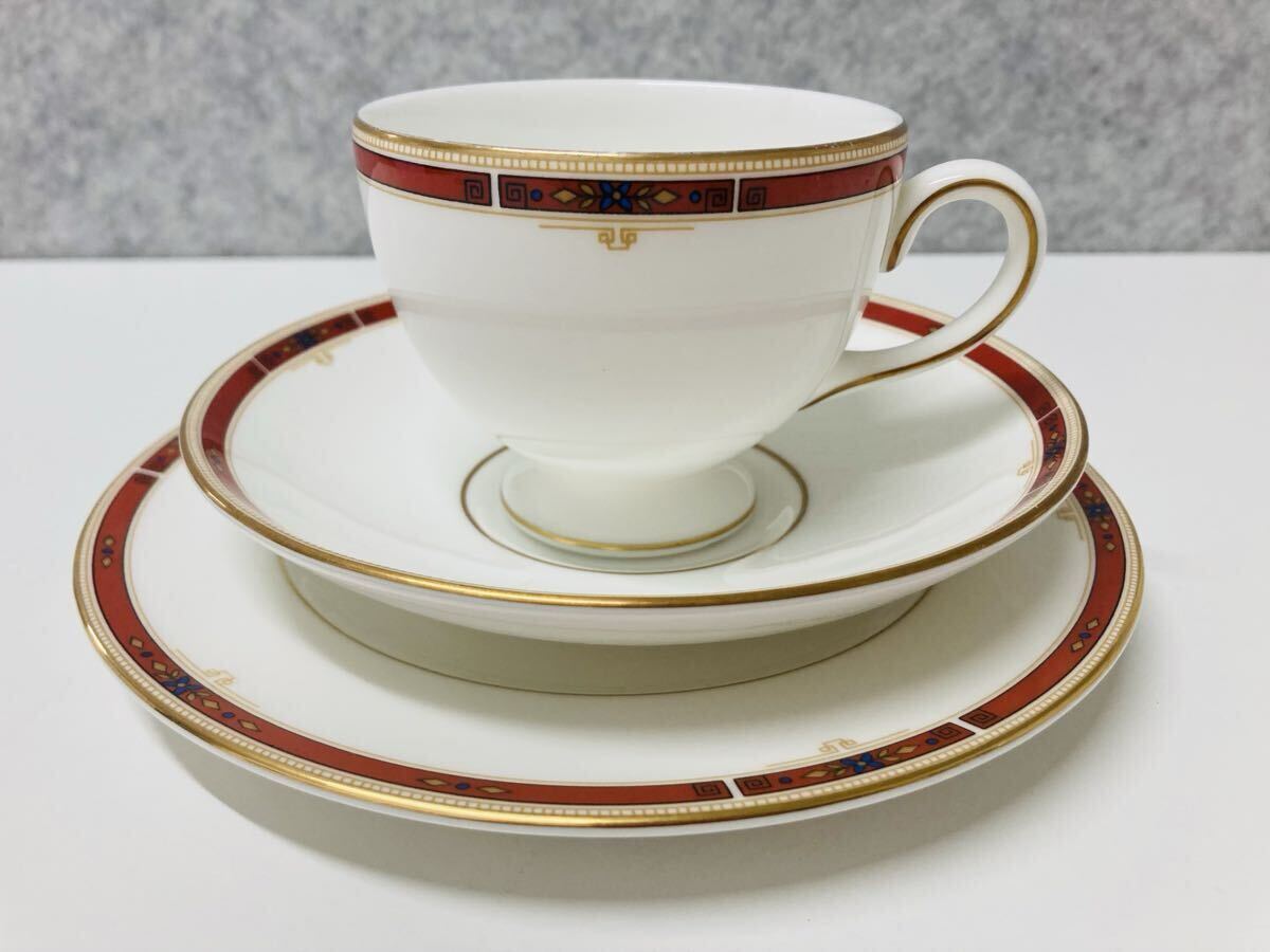 19.2) WEDGWOOD ウェッジウッド ボーンチャイナ コロラド カップ ソーサー 小皿 3点セット 食器 現状品