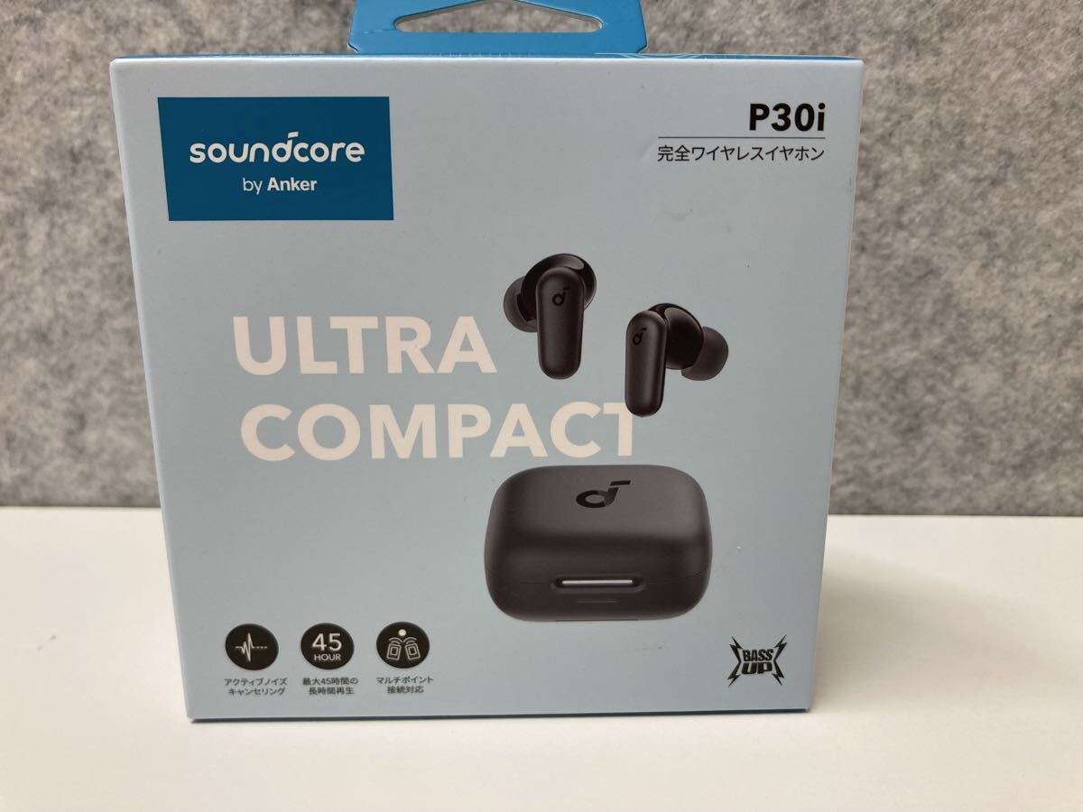 2744) Soundcore Anker P30i ブラック 完全ワイヤレスイヤホン 未開封 COMPACT soundcore