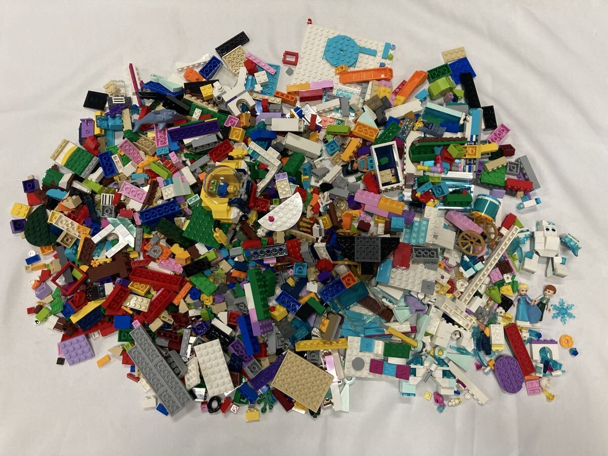 27.5) LEGO レゴ ブロック パーツ まとめ アナと雪の女王他 LEGO×IKEAコラボ ビッグレク ケース付き 現状品