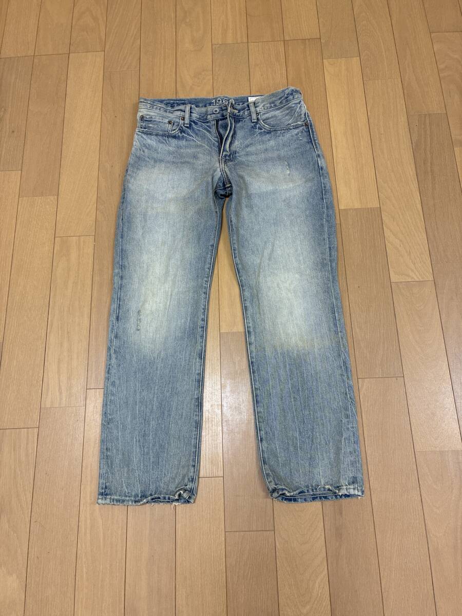 GAP ギャップ 1969 ダメージ デニム 33×30 レギュラーフィット