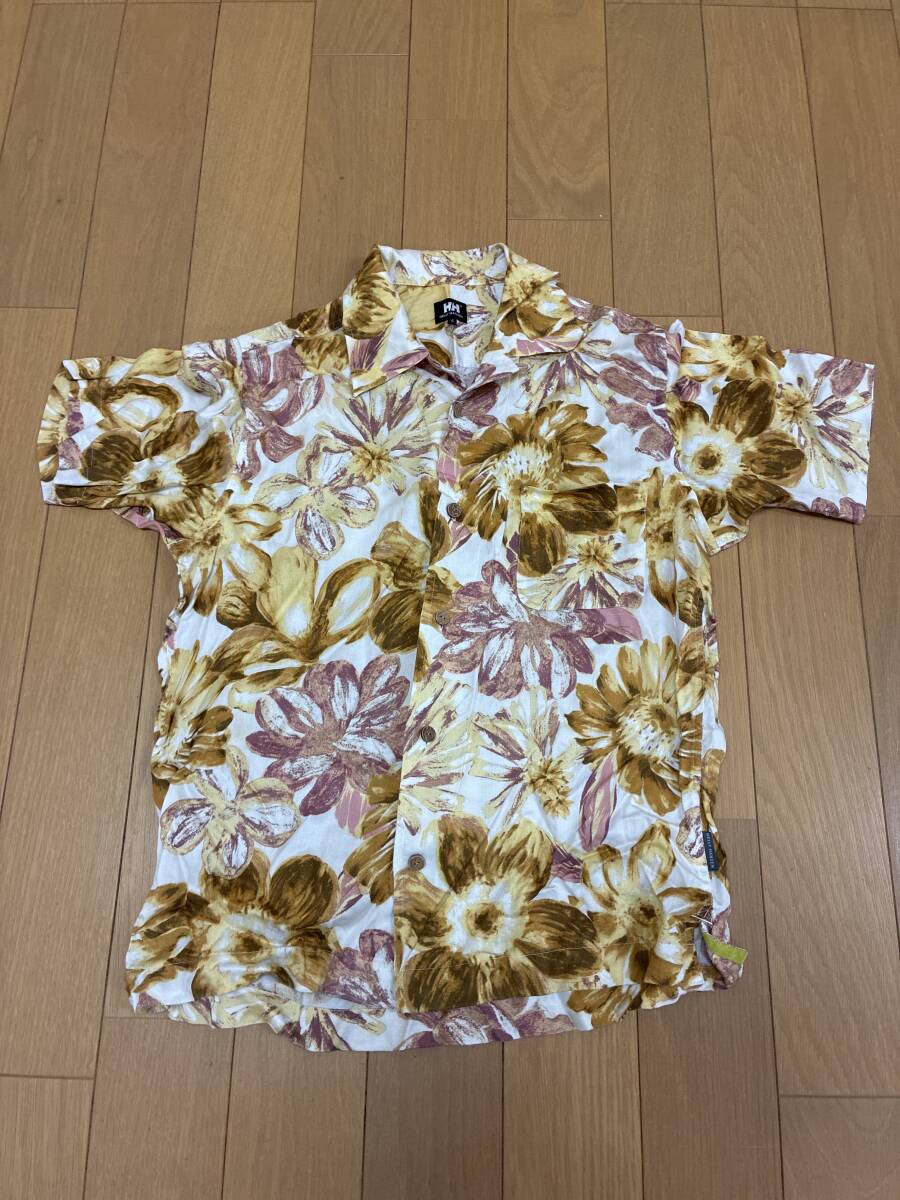 HELLY HANSEN ヘリーハンセン 半袖シャツ 花柄 S