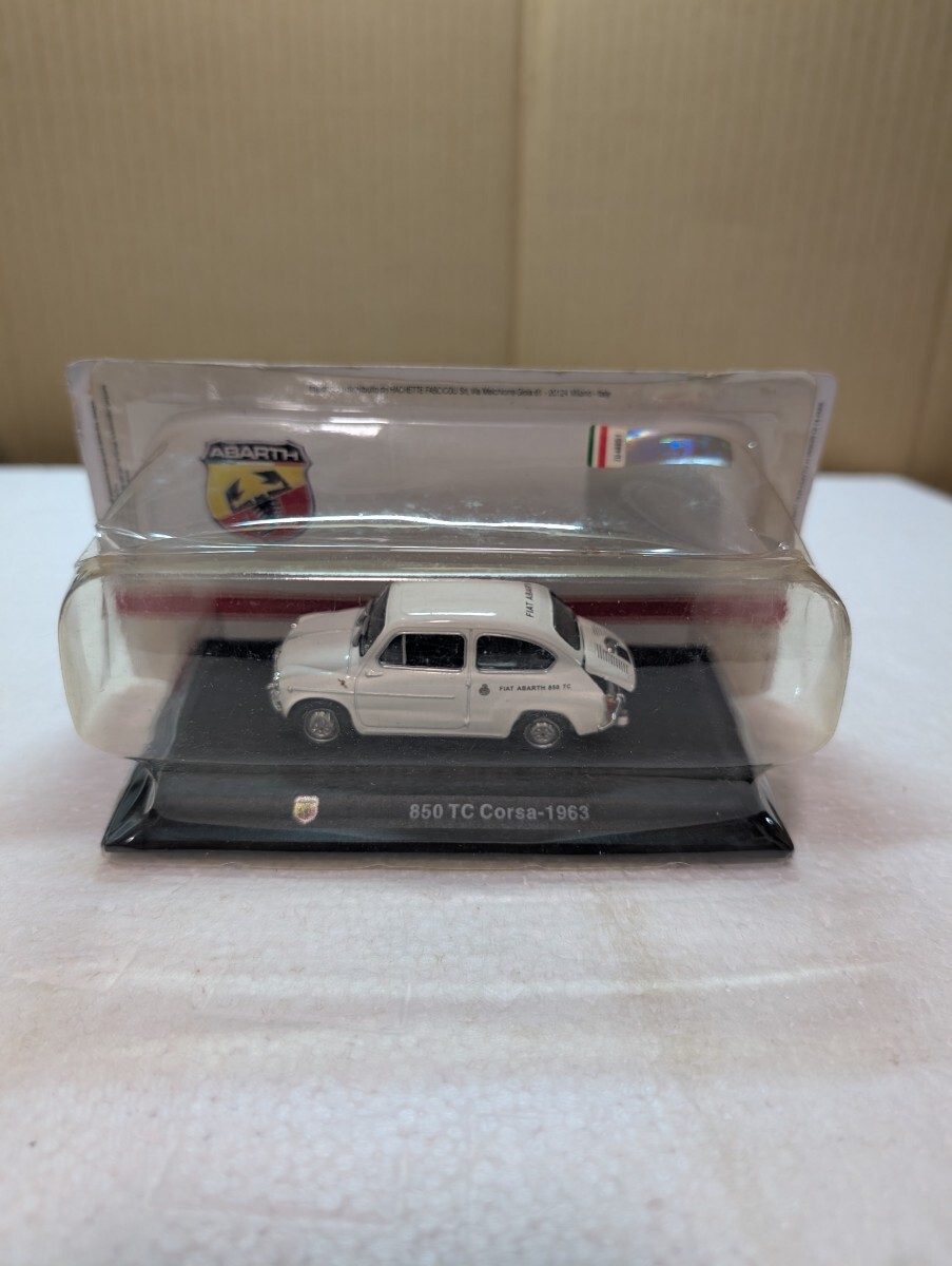 絶版ミニカー 日本未発売モデル 1/43 フィアット・アバルト 850TC corsa 1963 　FIAT Abarth HACHETTE モデルのみ