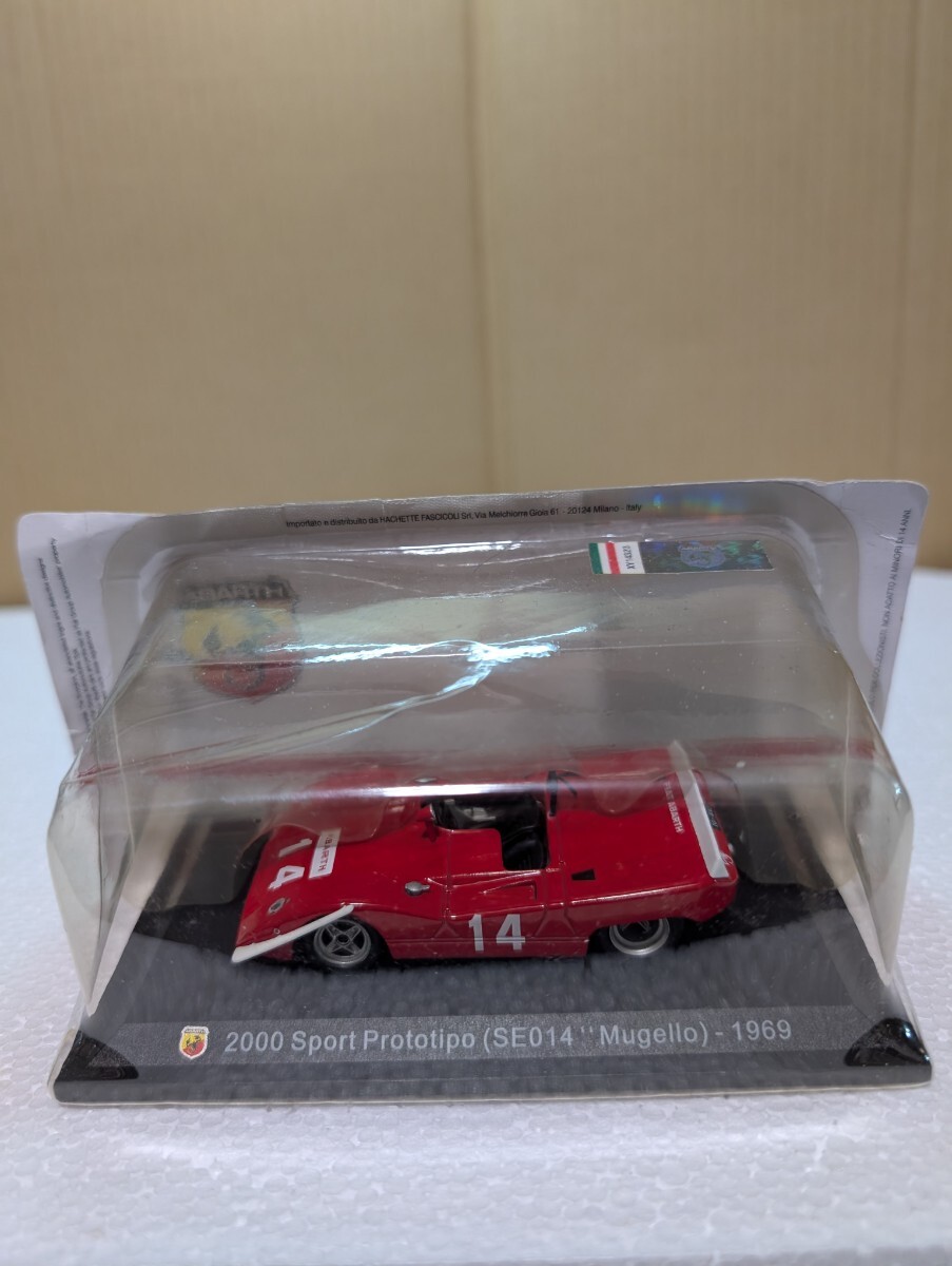 絶版ミニカー 日本未発売モデル 1/43 フィアット・アバルト FIAT Abarth 2000 sportprototipo SE014 mugello 1969 HACHETTE モデルのみ