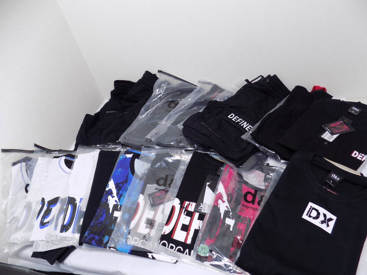 【未使用品 メンズ XL～XXLサイズ 20点セット】☆ｄ＆X　daynightｘchange　シャツ12点　ショートパンツ・スウェットパンツ8点☆ 送料込み