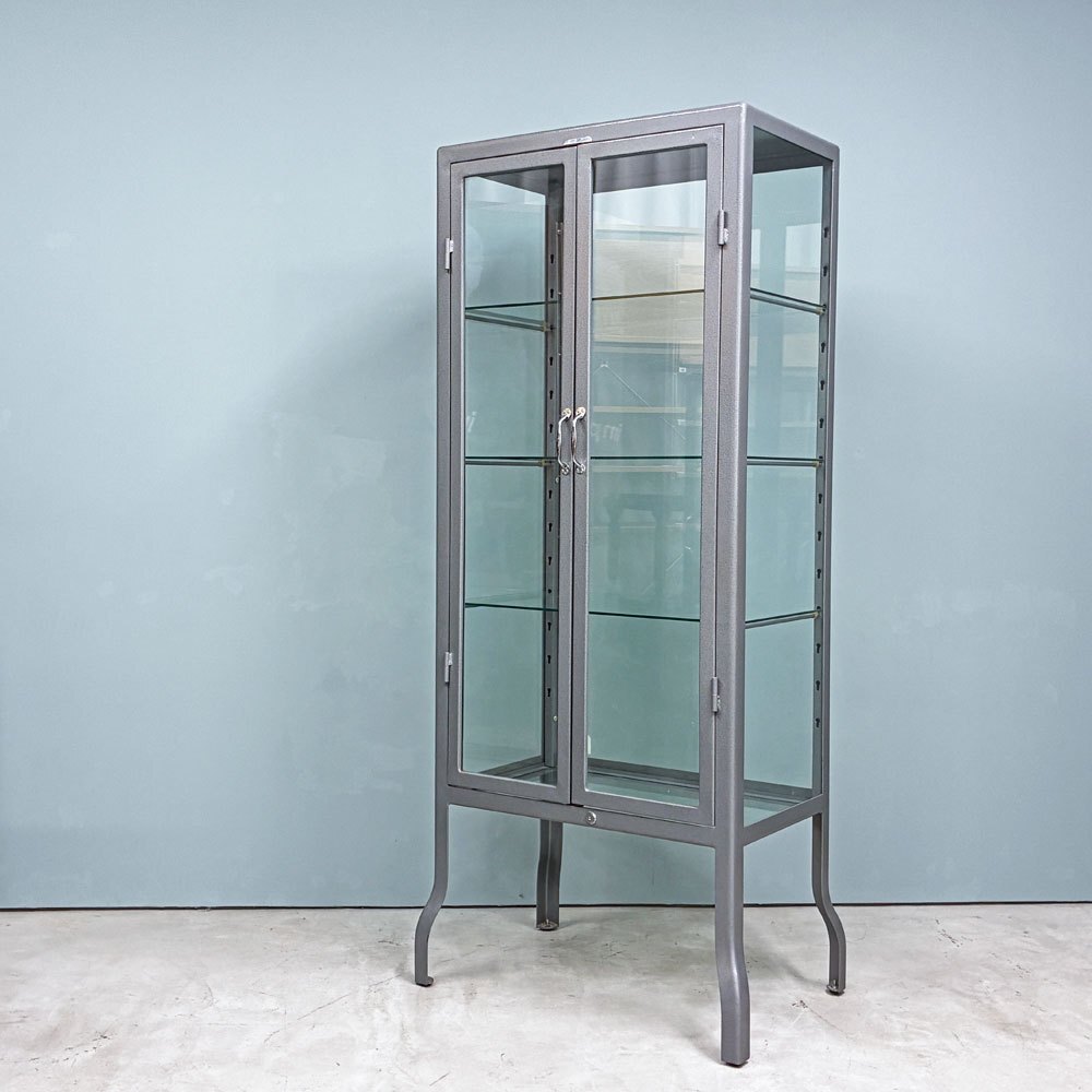 ◎ ダルトン DULTON ドクターキャビネット Doctor cabinet L ケビント キュリオケース ディスプレイラック 飾り棚 定価￥103,400- 鍵欠品