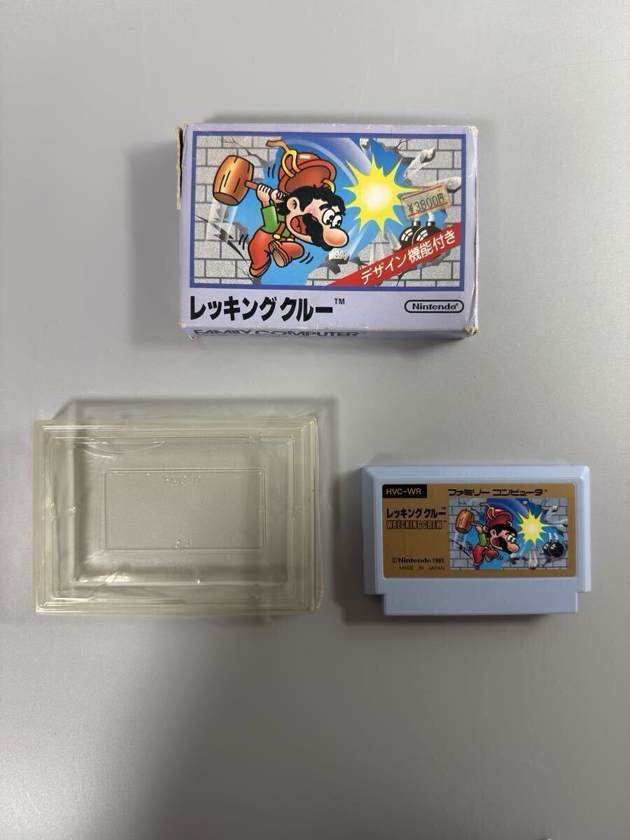 動作確認済 レッキングクルー HVC-WR 箱付 内トレー付 FC ファミコン