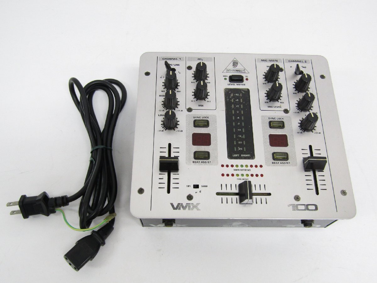 BEHRINGER ベリンガー VMX100 DJミキサー ジャンク品 楽器機材 ◆8982