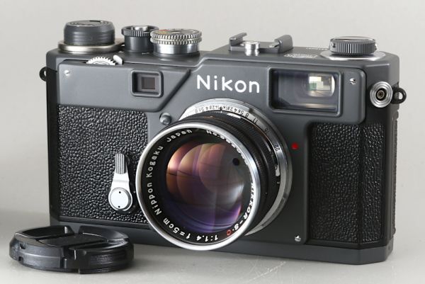 整備済 Nikon ニコン S3 ダークグレー ボディ+ Nikkor H 5cm F/1.4 レンジファインダーカメラ 軍艦色　