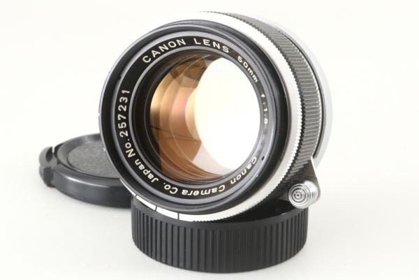 Canon キャノン 50mm F/1.8 Leica Lマウントレンズ 単焦点 オールドレンズ