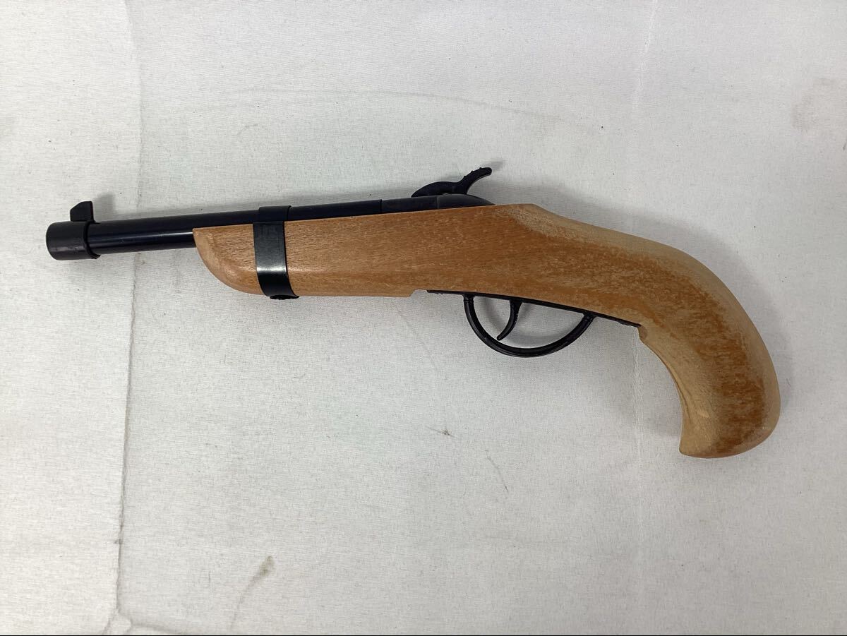 木製 モデルガン 短銃 拳銃 レトロ アンティーク 雑貨　 レプリカ 装飾銃　 カリブの海賊　中古