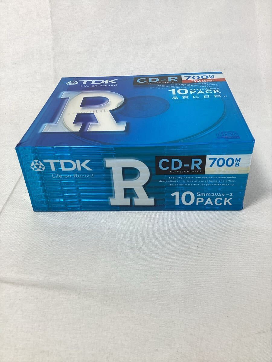 TDK CD-R 32倍速　10パック CD-R80TFX10A 中古　未開封