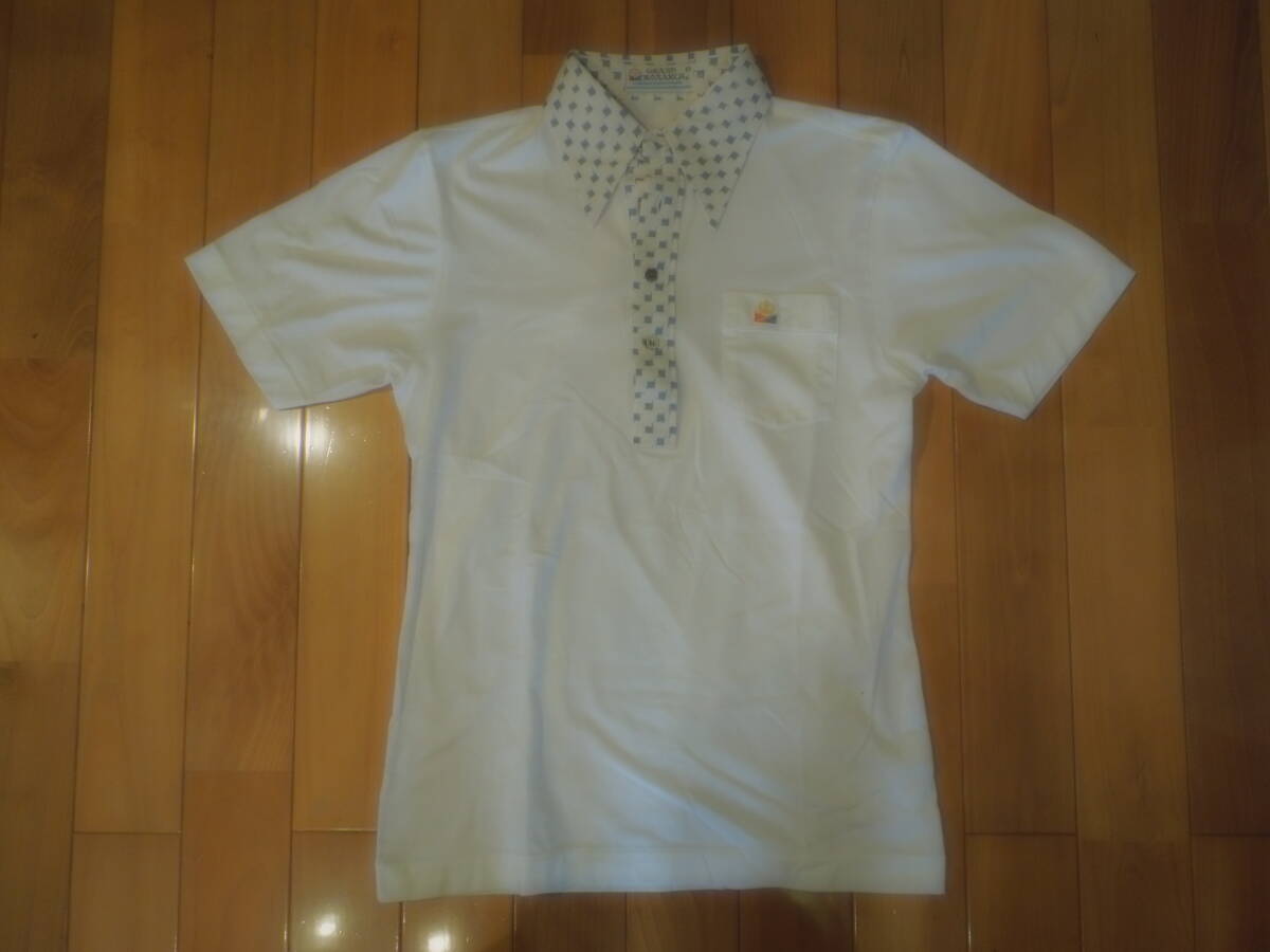 GRAND MONARCH 70'sヴィンテージ　半袖ポロシャツ　Mサイズ