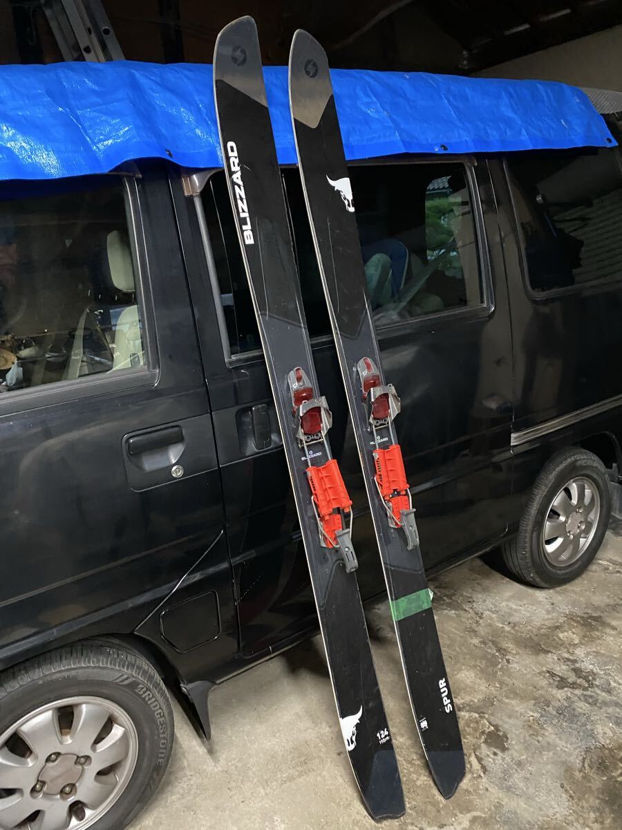 中古良品ブリザード Spur 192cm 124mmセンター G3 ENZO L バックカントリー テレマーク 山スキー 26.5〜29.5cmブーツ設定 ツアー 75mm tlt