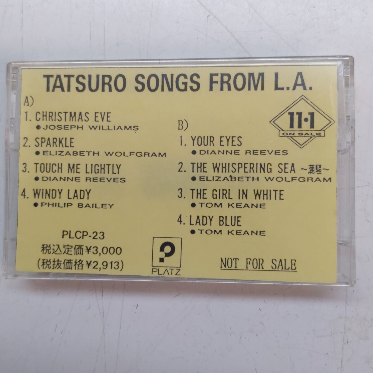 プロモ カセットテープ　TATSURO SONGS FROM L.A.山下達郎の歌をロスアンゼルスからカバー