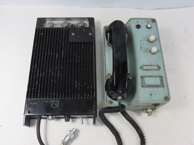 古い船舶電話機とDC-DC　Converter NS-7　コンバータ無線機用2点　まとめて