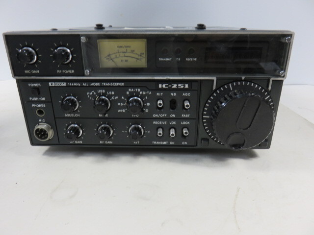 ICOM製　 IC-251 本体のみ　通電有り送受信可能