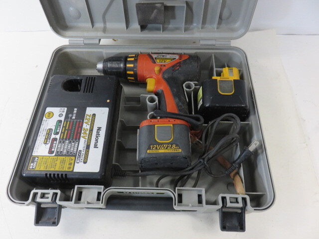 中古品ナショナル 12V インパクトドライバ-EZ 6470 ,バッテリー EZ9200,2個まとめて