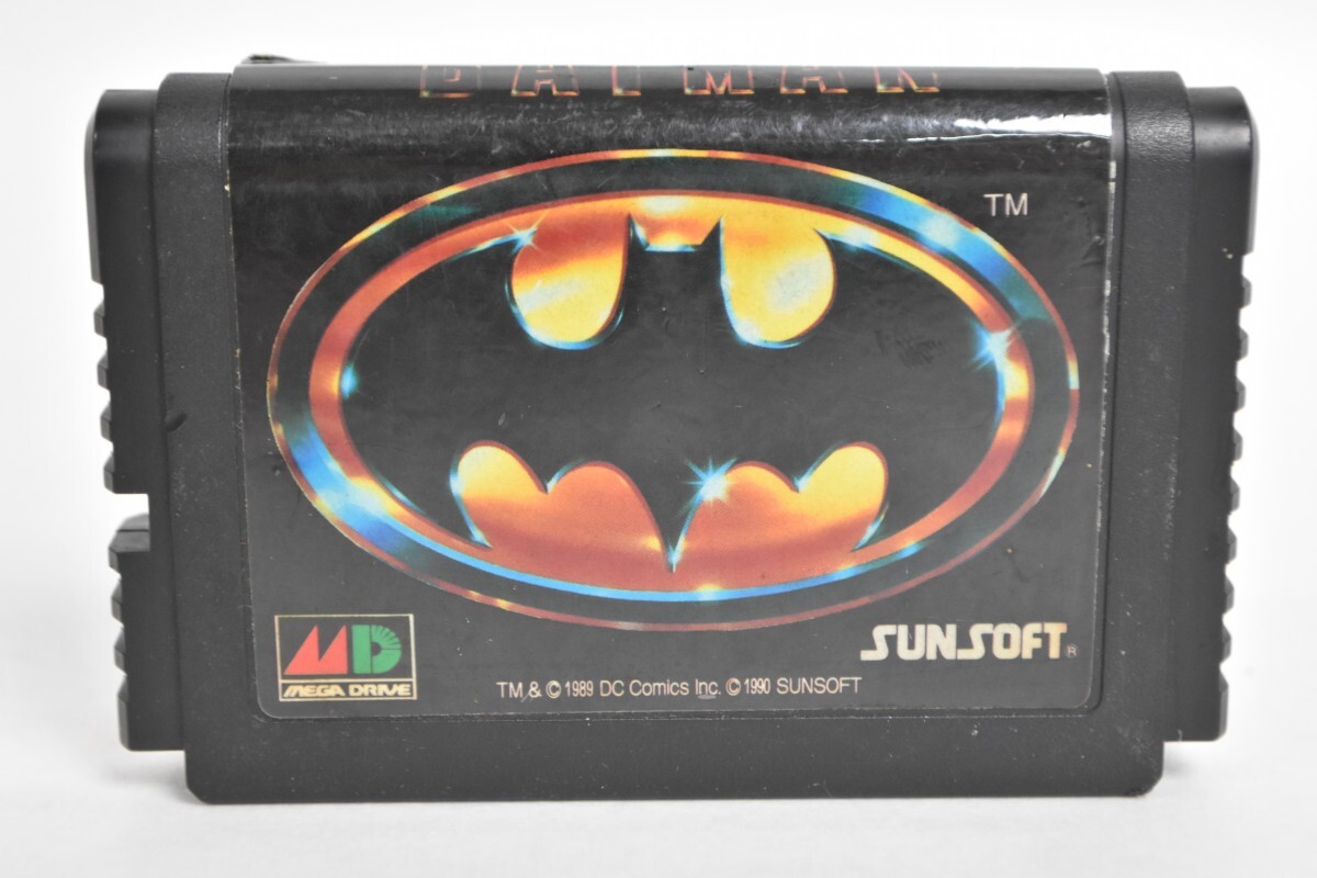 動作品 当時物 MD メガドライブ BATMAN バットマン ゲーム カセット ソフト セガ SEGA サンソフト SUNSOFT レトロ RT-262M/000