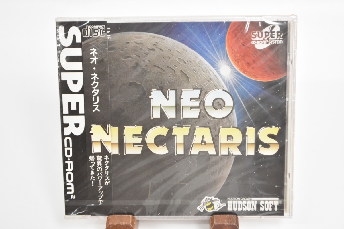 未開封 帯付 PCE PCエンジン SUPER CD-ROM2 ネオ・ネクタリス NEO NECTARIS ハドソン HUDSON シミュレーション ゲーム RT-673T/012
