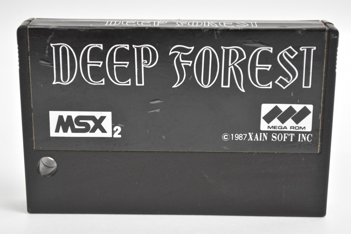 MSX2 ソフト ROM DEEP FOREST ディープ フォレスト メガロム カセット カートリッジ ゲームソフト 当時物 レトロゲーム RT-835G/012