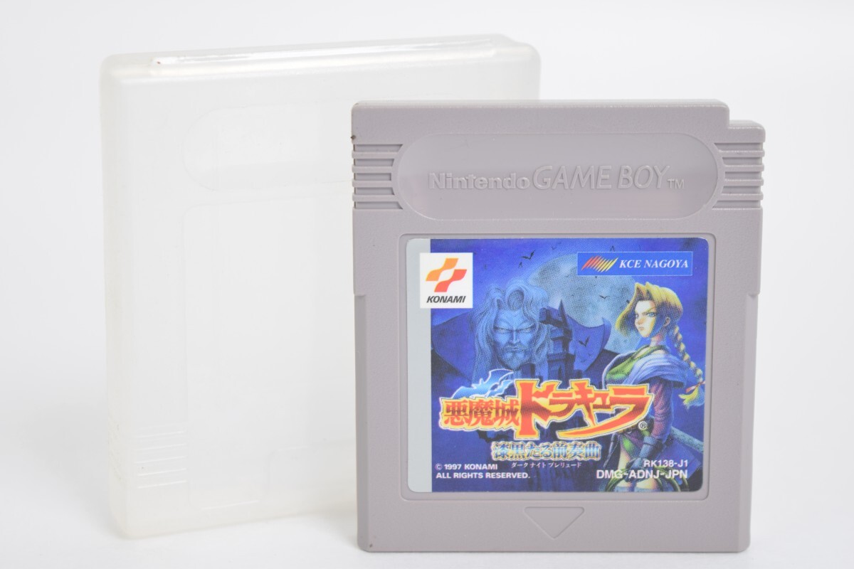 動作品 GB ゲームボーイ 悪魔城ドラキュラ 漆黒たる前奏曲 ケース付 コナミ GAMEBOY Nintendo ニンテンドー 任天堂 ゲーム RT-763K/012