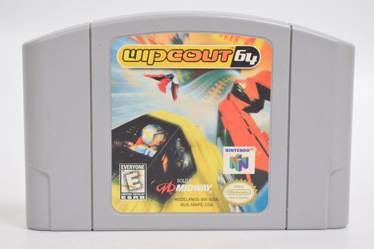 N64 ニンテンドー64 ワイプアウト 64 WIPEOUT 64 ゲーム カセット ソフト 任天堂 NINTENDO RT-916M/012