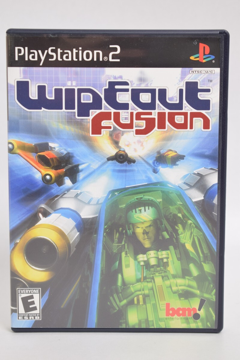 動作品 海外限定版 PS2 プレステ2 海外版 Wipeout Fusion ワイプアウト フュージョン PS2 取説付 ゲーム シューティング RT-635K/012