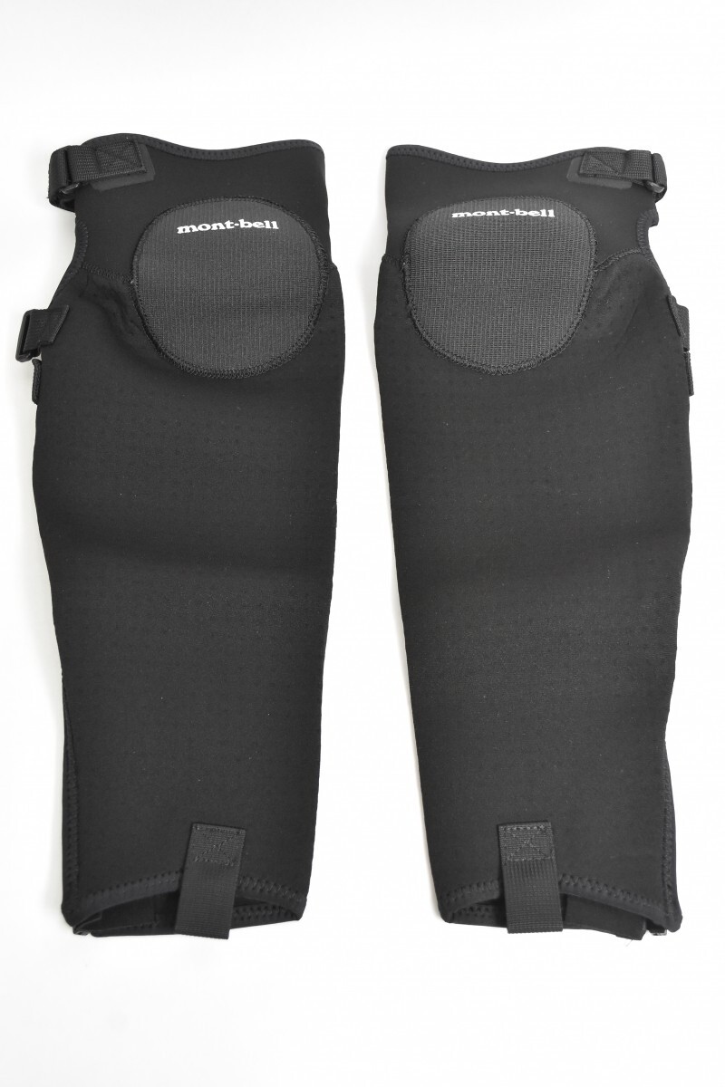 美品 mont-bell モンベル サワークライム スパッツ 渓流スパッツ ブラック Mサイズ シャワークライミング 登山 アウトドア RT-305M/011
