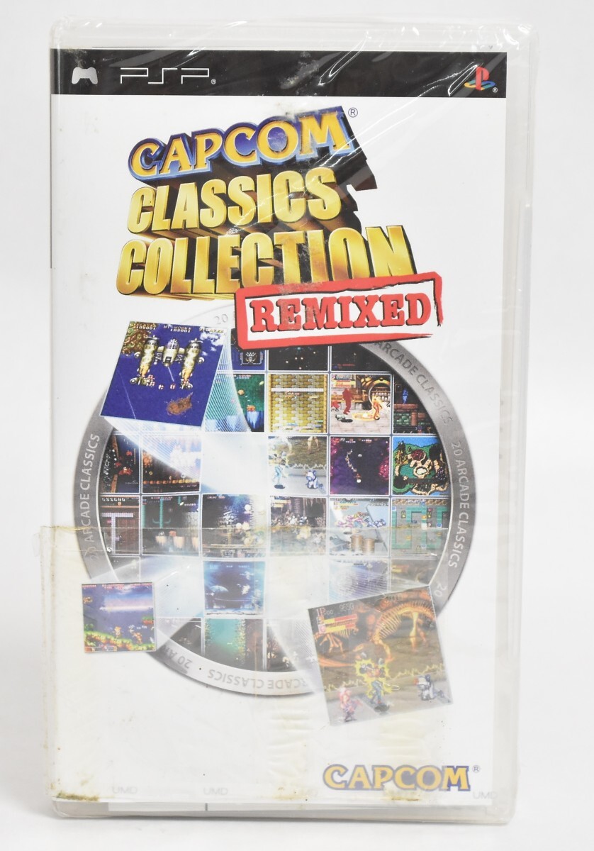 未開封 PSP ソフト CAPCOM CLASSICS COLLECTION REMIXED カプコン クラシックス コレクション 海外版 ゲームソフト RT-426G/012